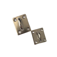 Marine Duty Stainless Steel Square Pad Eye Plate Sail